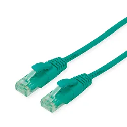 ROLINE RECYCLED MATERIAL ROLINE RM Patchkabel Cat.6A UTP, grün, 20 m