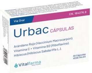 Vitalfarma Urbac 30 Capsules