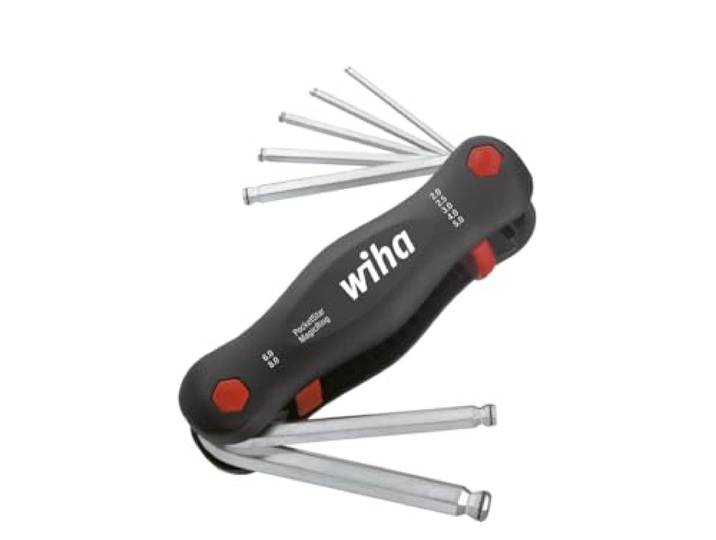 Wiha Herramienta multiusos PocketStar con cabeza esférica hexagonal MagicRing®, de 7 unid. (23031)