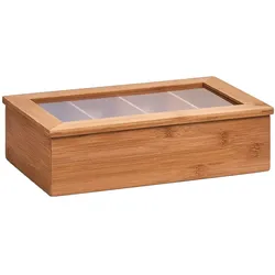 Zeller Present Teebeutelbox - B/H/T ca. 20.00x9.00x33.50