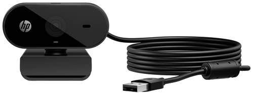 HP 320 Full HD-Webcam 1920 x 1080 Pixel Mikrofon, Klemm-Halterung