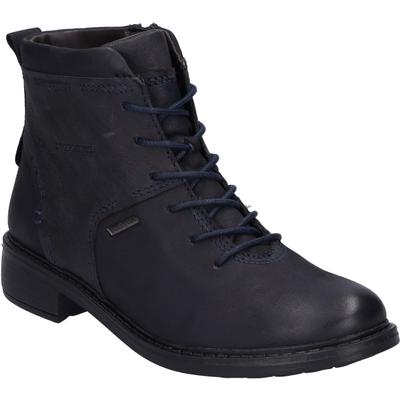 Stiefelette JOSEF SEIBEL "Selena 50, ocean", Damen, Gr. 37, blau (ocean), Obermaterial: 100% Rindsleder Leather cow., Schuhe Stiefelette