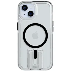 tech21 EvoCrystal Kick Case MagSafe iP 15 Plus Clear/Black (Apple iPhone 15 Plus), Smartphone Hülle, Transparent