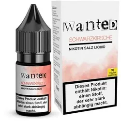 Wanted Schwarzkirsche NicSalt Liquid 10ml / 10mg