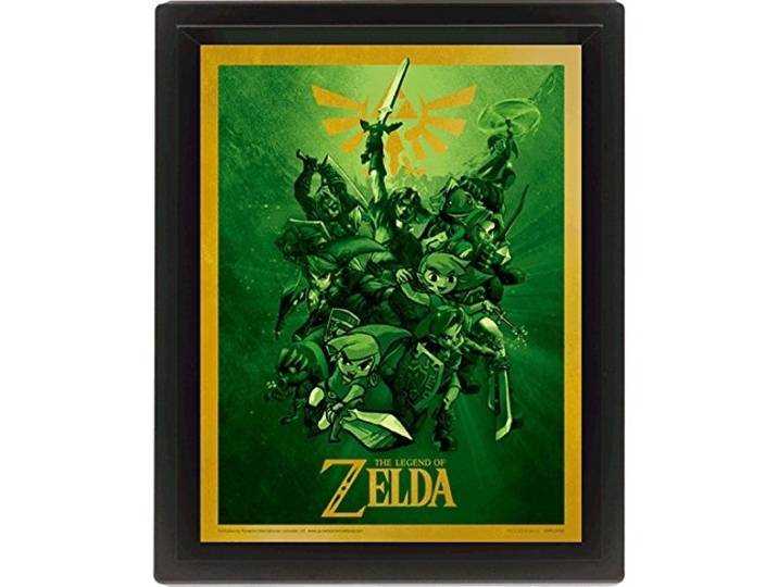 Zelda Cadre 3D Lenticulaire Link