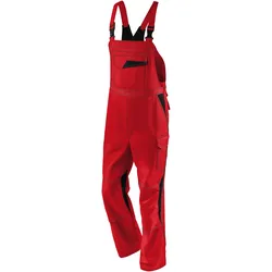 KÜBLER IMAGE DRESS NEW DESIGN Latzhose mittelrot/schwarz 31 - 3347 3411-5599-31 - mittelrot/schwarz
