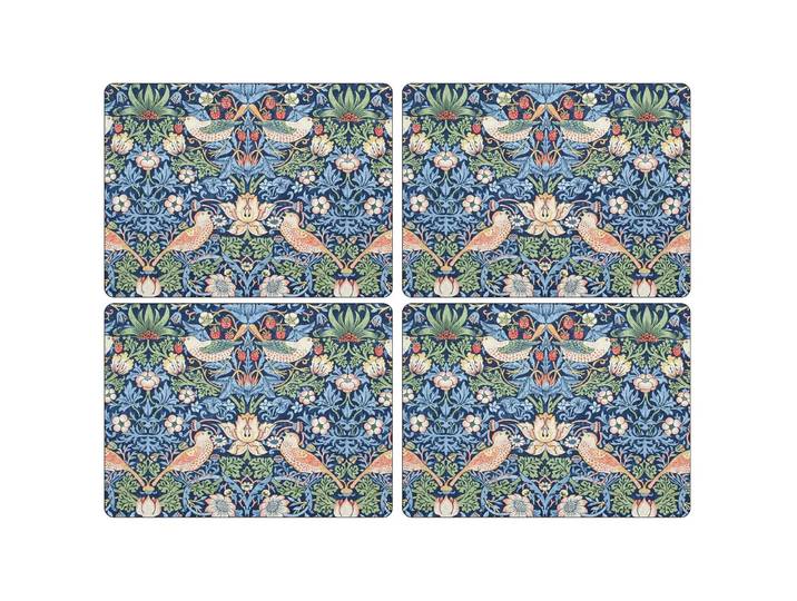 Pimpernel Set de table Strawberry Thief 30x40 cm, lot de 4 Bleu