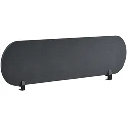 SCHREIBTISCHTRENNWAND 160x40 cm Dunkelgrau Sparky