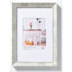 Walther Bilderrahmen Chalet Kunststoff mit Passepartout Weiss / 20 x 30