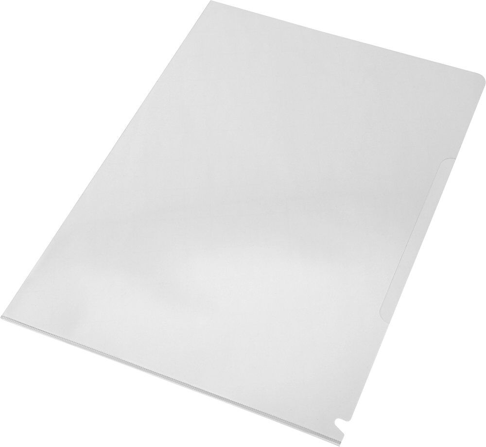 Aktenhülle, VE 100 Stk, ab 2 VE, Format A4, transparent, 0,18 mm genarbt EICHNER