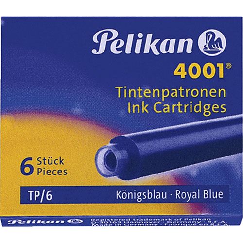 Pelikan Tintenpatronen 4001 TP/6/2/B, königsblau
