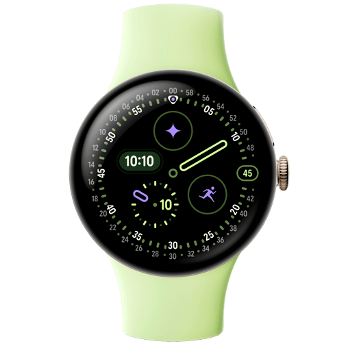 Google Pixel Watch 4 4G 41mm Gold (Gelbes Armband)