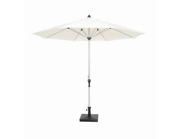Gardenson Sonnenschirm, Naturfarben, Metall, Textil, Knickgelenk, Sonnen- & Sichtschutz, Sonnenschirme, Sonnenschirme rund