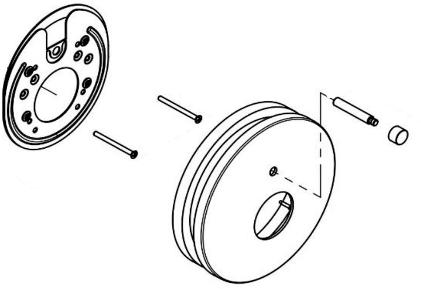 Kludi Bozz replacement rosette, 7494905-00
