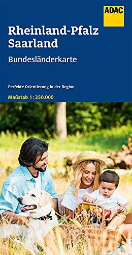 ADAC BundesländerKarte Deutschland Blatt 10 Rheinland-Pfalz, Saarland 1:250 000 (ADAC BundesländerKarten Deutschland) - Preis vom 07.10.2026 11:45:10 h