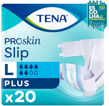 Tena Fraldas Incontinência Slip Plus L 20 un