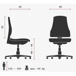 Topstar, Bürostuhl, Maxx Kid (40 - 49 cm)