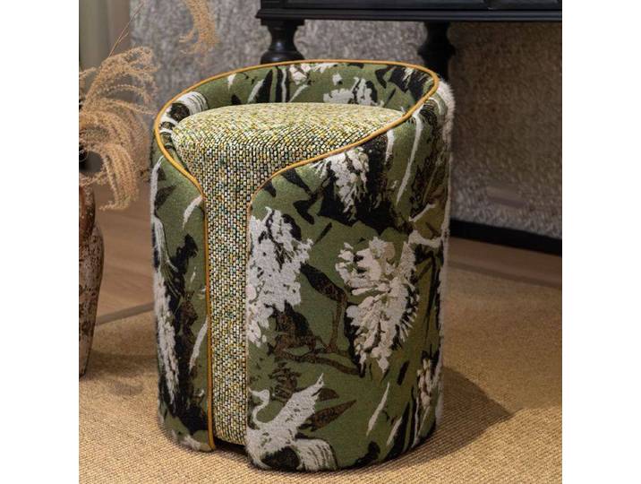 Banc d'entrée vintage en velours avec rangement, pouf rond rembourré pour salon, chambre à coucher, couloir, siège rembourré doux