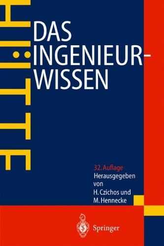 H. Czichos - Hütte. Das Ingenieurwissen - Preis vom 30.09.2026 09:01:18 h