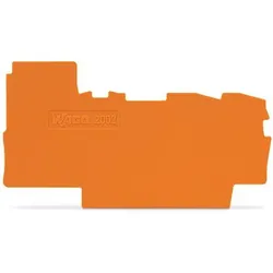 Wago 2002-7292 Abschluss- und Zwischenplatte,0,8 mm dick,orange 20027292  - 25 Stück