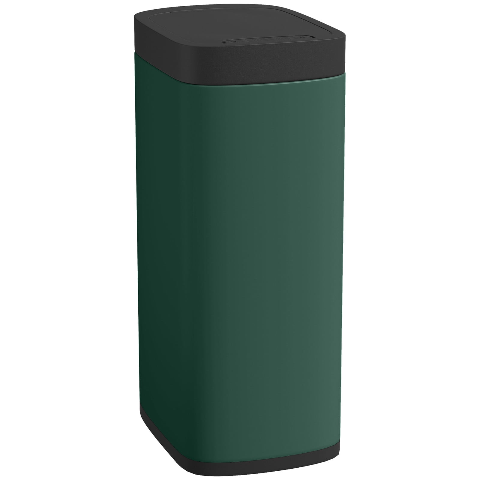 HOMCOM Sensor afvalemmer 50L, contactloze keukenafvalemmer met bewegingssensor en vingerafdrukbestendig ontwerp