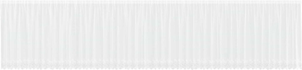 Marlow Home Co. Curtains With Curtains White Polyester White 1200cm Width x 180cm Drop