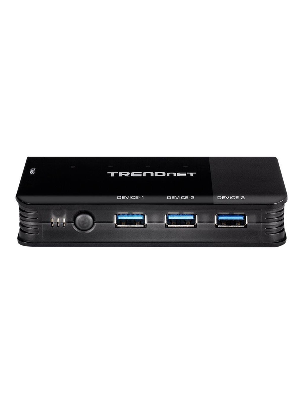 TRENDnet TK-U404 - hub - 8 ports USB-Hubs - 8 Anschlüsse - Schwarz