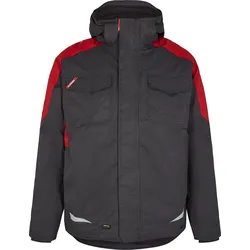 Galaxy Winterjacke - 5XL - Anthrazit Grau/Tomato Red - 1410-354 - Anthrazit Grau/Tomato Red | 5XL