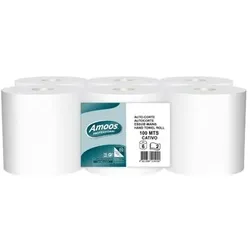 Selbstgeschnittene Handtuchrolle 100mx20.5cm 2Fls Amoos 6un