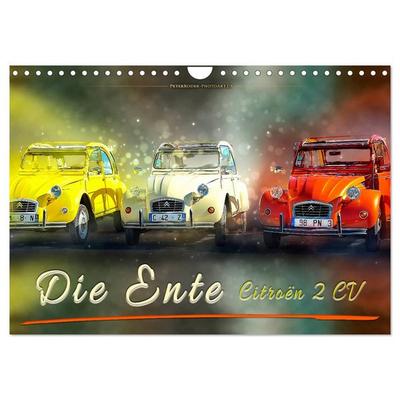 Die Ente - Citroën 2CV (Wandkalender 2026 DIN A4 quer), CALVENDO Monatskalender
