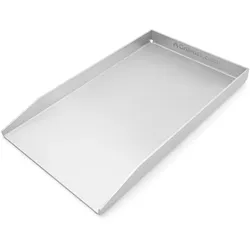 Edelstahl Grillplatte - Plancha 44,3 x 26cm - für Weber Spirit 200er und 300er Serie