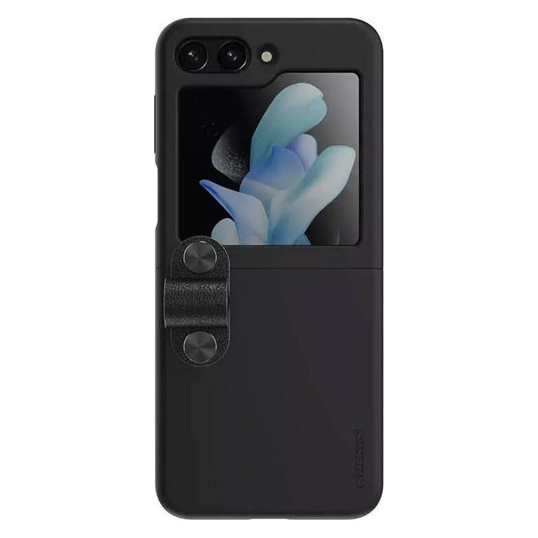 Nillkin Flex Flip Case mit Aufhänger und Ständer für Samsung Galaxy Z Flip 5 - Schwarz (Samsung Galaxy Z Flip5) (1405066930)