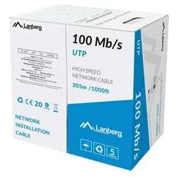 Lanberg LCU5-10CC-0305-S Netzwerkkabel Grau 305 m U/UTP (UTP)