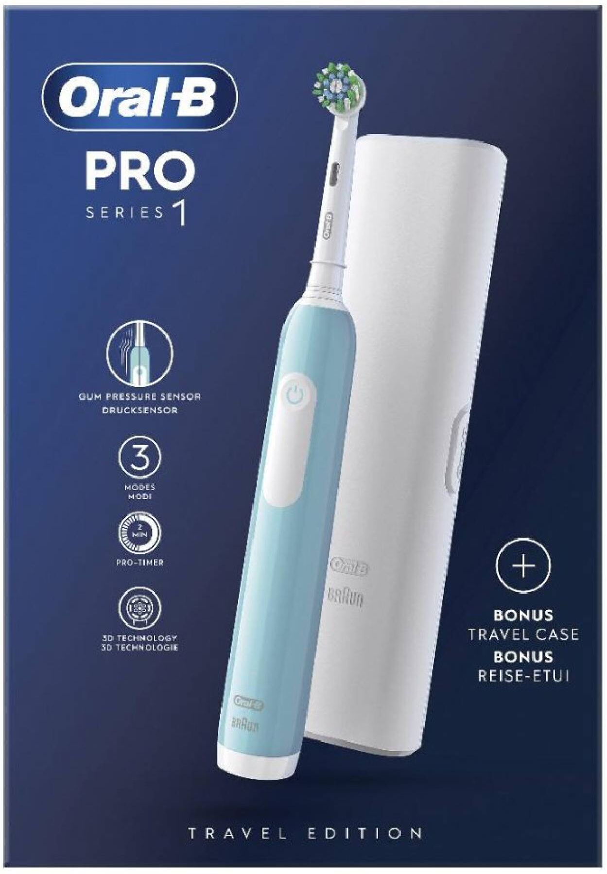 Oral-B Oralb Pro 1 Blu Spazz Elett+Tc