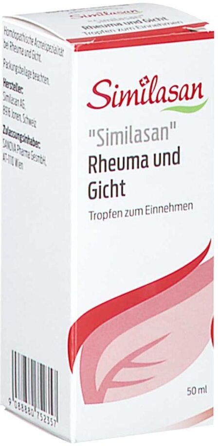 Similasan Tropfen gegen Rheuma und Gicht 50ml