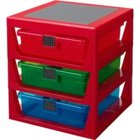 LEGO Schubladenbox, Aufbewahrungsbox rot