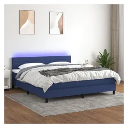 vidaXL, Boxspringbett, Vabeles (Horizontale Streifen) (160 x 200 cm)