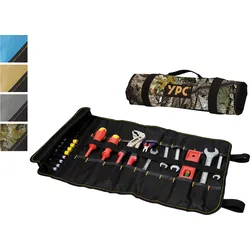 YPC BG00011CAMO - "VarioRoll XL" Werkzeug Rolltasche, Camouflage-Schwarz, 56x34cm