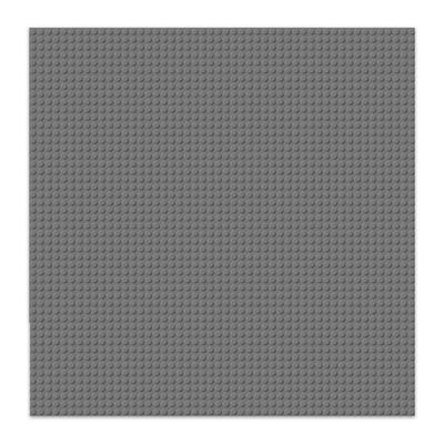 BRIXIES 225021 - Platte 50 x 50 Basic grau, Bauplatte, 1 Stück