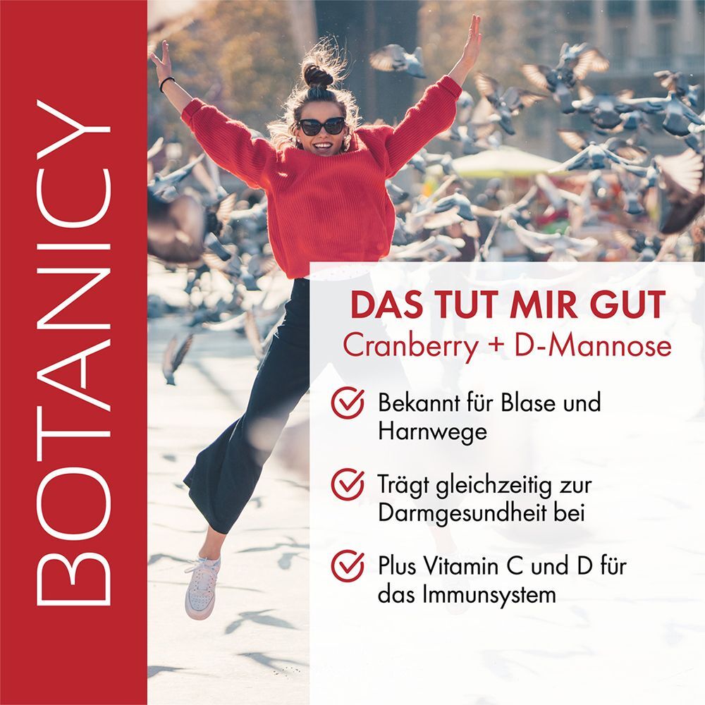 BOTANICY Cranberry+D-Mannose Tabletten 60 St