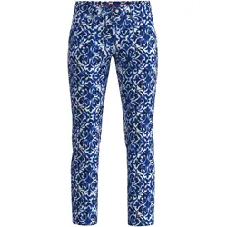 Alberto Hose Jana-CR Ornament Jersey, blau/weiss