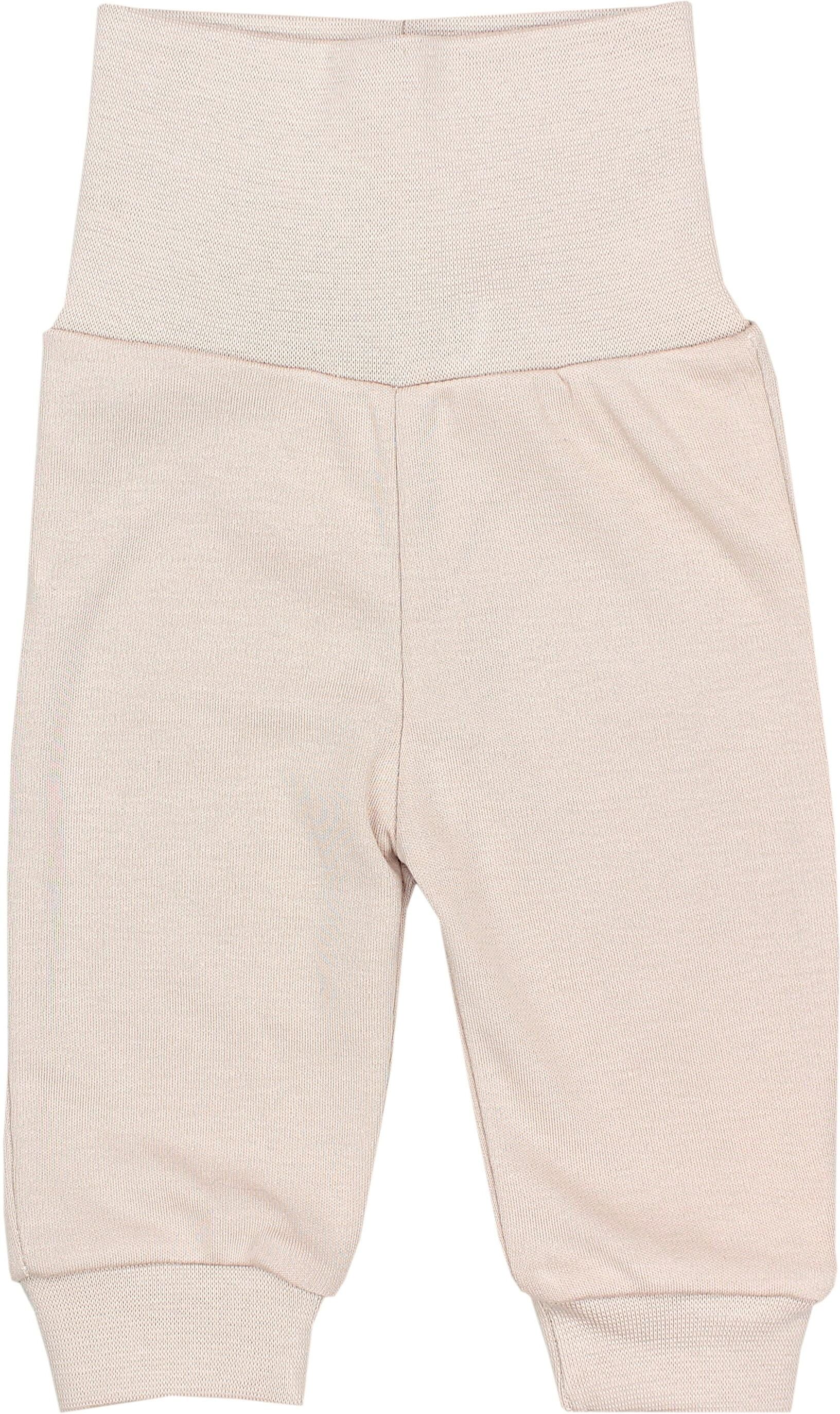 Pumphose TUPTAM "Pumphose Baby Mädchen Lange Pumphose 3er Pack", Mädchen, Gr. 92, N-Gr, beige (beige, dunkelblau, puderrosa), Obermaterial: 100% Baumwolle CO., Hosen Pumphose