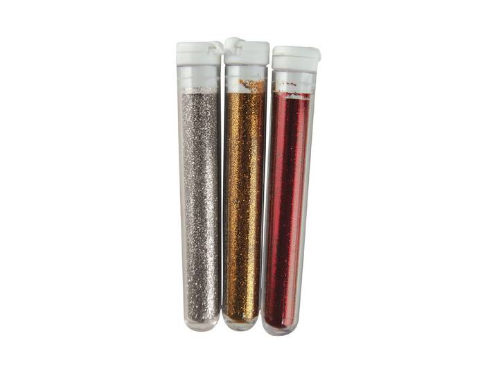 Rayher Fein-Flitter Gold-Silber-Rot