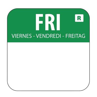 Vogue Lebensmitteletiketten Freitag grün