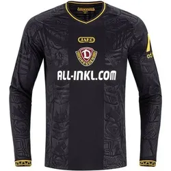 JAKO Unisex Dynamo Dresden Trikot Ausweich LA, Größe L in Schwarz Schwarz