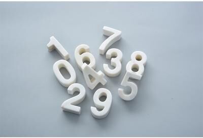 BIDK Home Marble Number Kit (10 Numbers)