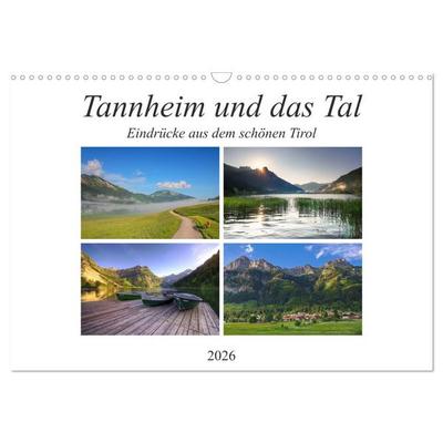 Tannheim und das Tal (Wandkalender 2026 DIN A3 quer), CALVENDO Monatskalender
