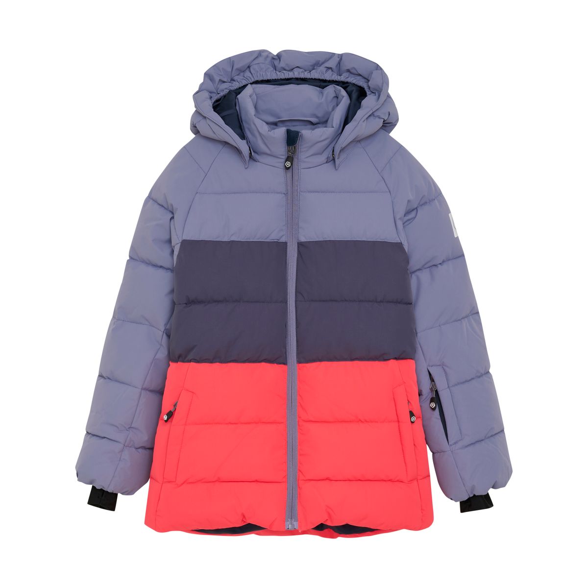 Color Kids Ski Jacket Quilt & Colorblock 742286 blue granite (6033) 128 742286-6033-128