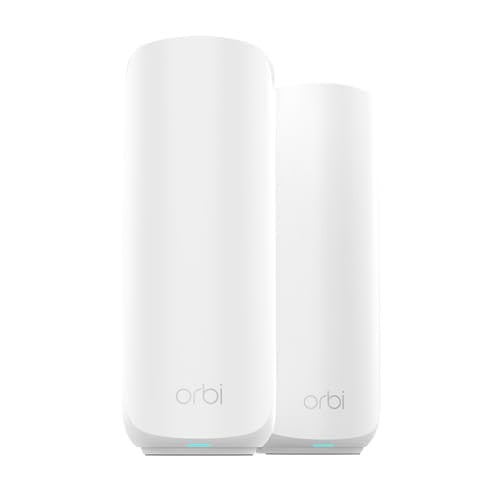 Netgear Orbi 370 Serie WiFi 7 Mesh Systeem, 2-pack, Wit