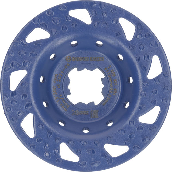 Bosch EXPERT Multi Material Carbide-Topfscheibe grob, flach, X-LOCK, 115 mm, 22,23 mm 2608901684
